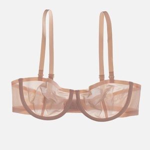 CUUP Blush Balconette Mesh Bra